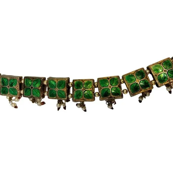 Hair Jewelry Headpiece Hairband Rhinestone Bollywood Beaded Headband Belt - Picture 8 of 10